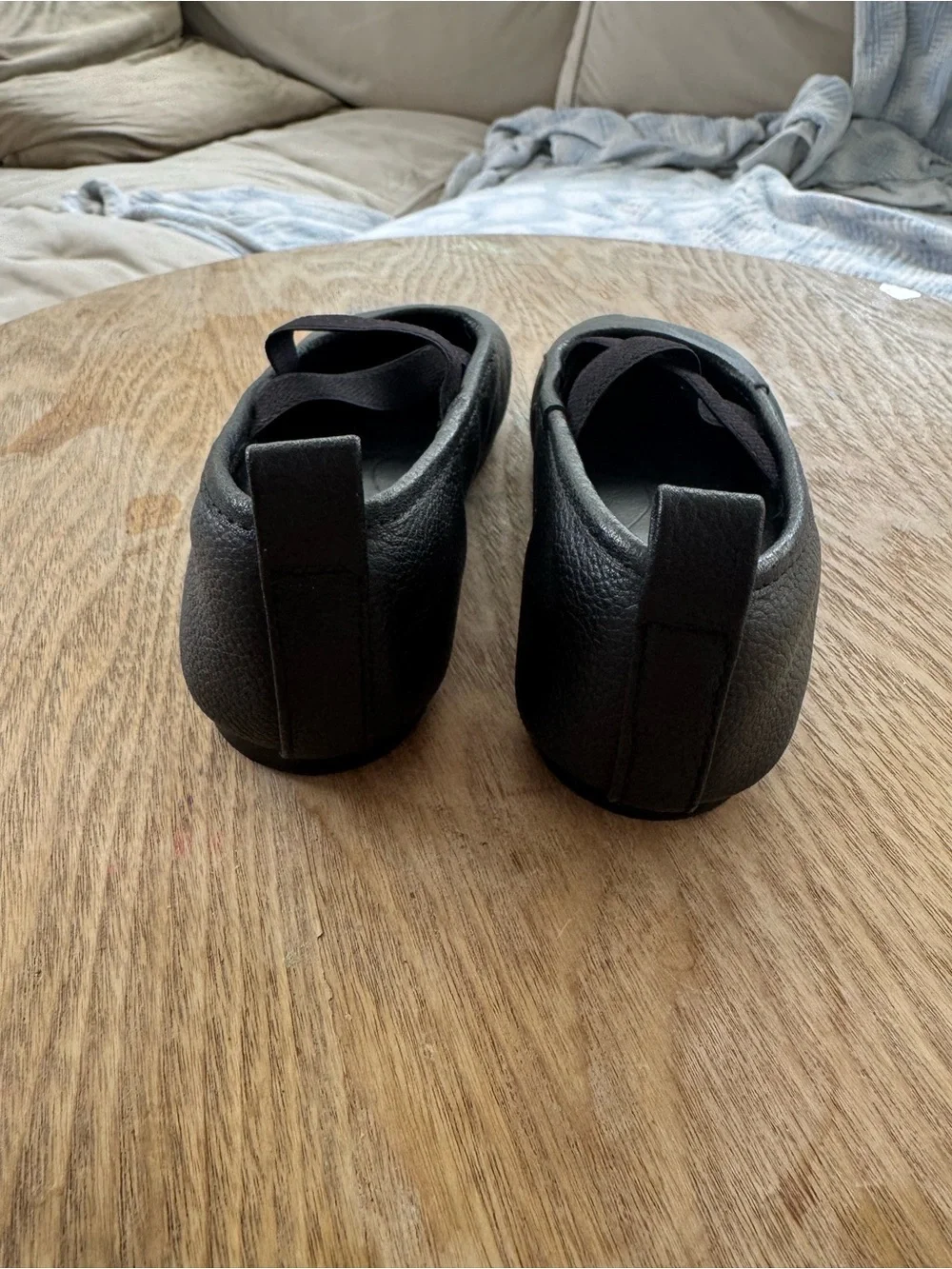 ZARA Kids Black Mary Jane Ballet Flats with Elastic Cross Straps Size 27/9